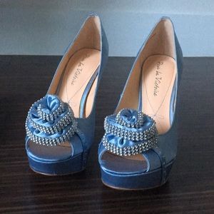 Satin stilletos